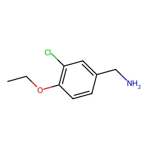 (3-Chloro-4-ethoxyphenyl)methanamine structure