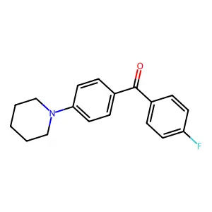 (4-Fluorophenyl)-(4-piperidin-1-ylphenyl)methanone structure