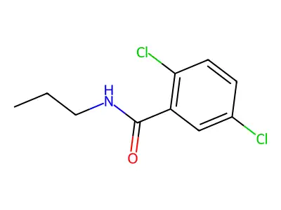 2,5-dichloro-N-propylbenzamide structure