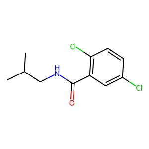 2,5-Dichloro-N-(2-methylpropyl)benzamide structure