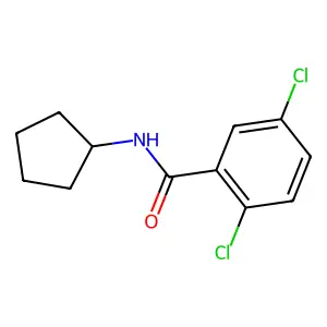 2,5-dichloro-N-cyclopentylbenzamide structure