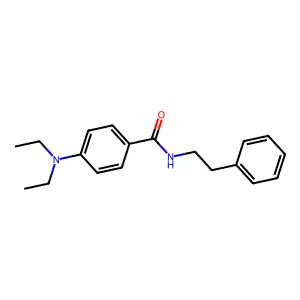 4-(diethylamino)-N-(2-phenylethyl)benzamide structure