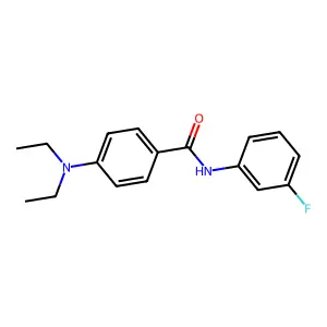 4-(diethylamino)-N-(3-fluorophenyl)benzamide structure