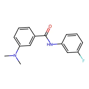 3-(dimethylamino)-N-(3-fluorophenyl)benzamide structure