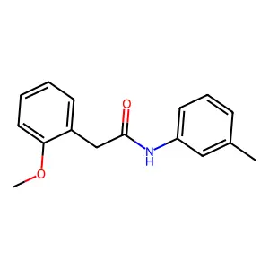2-(2-methoxyphenyl)-N-(3-methylphenyl)acetamide structure