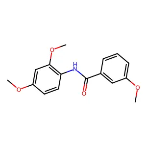 N-(2,4-dimethoxyphenyl)-3-methoxybenzamide structure