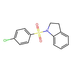 1-(4-Chlorophenyl)sulfonyl-2,3-dihydroindole structure