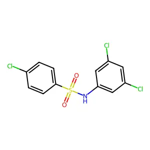 4-chloro-N-(3,5-dichlorophenyl)benzenesulfonamide structure