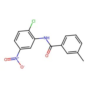 N-(2-chloro-5-nitrophenyl)-3-methylbenzamide structure