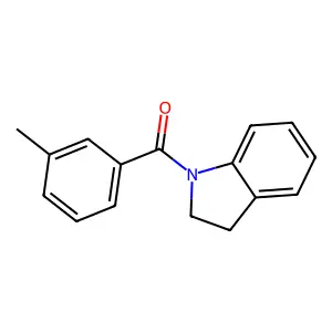1-(3-Methylbenzoyl)indoline structure