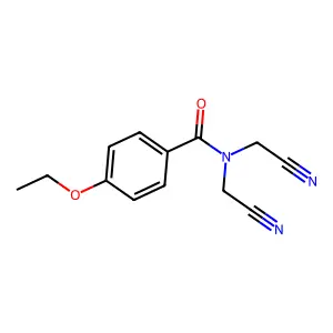 N,N-双(氰甲基)-4-乙氧基苯甲酰胺 structure