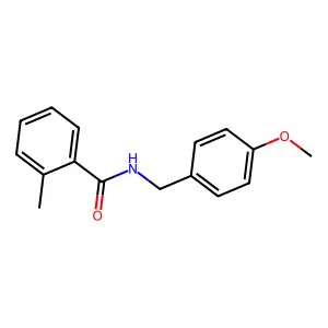 N-[(4-methoxyphenyl)methyl]-2-methylbenzamide structure