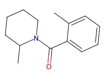 2-Methyl-1-(2-methylbenzoyl)piperidine structure