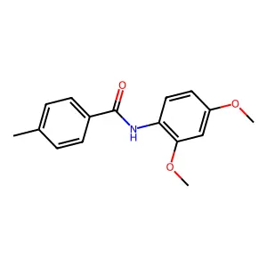 N-(2,4-dimethoxyphenyl)-4-methylbenzamide structure