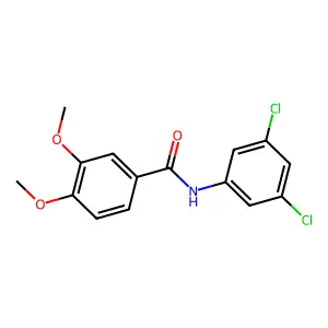 N-(3,5-dichlorophenyl)-3,4-dimethoxybenzamide structure