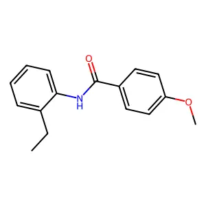 N-(2-ethylphenyl)-4-methoxybenzamide structure