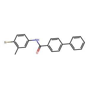 N-(4-bromo-3-methylphenyl)-4-phenylbenzamide structure