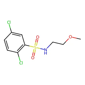 2,5-Dichloro-N-(2-methoxyethyl)benzenesulfonamide structure
