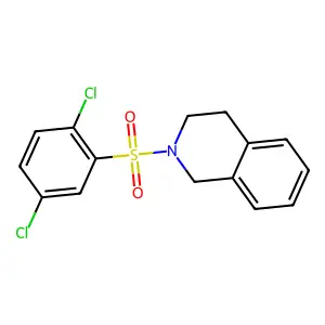 2-[(2,5-Dichlorophenyl)sulfonyl]-1,2,3,4-tetrahydroisoquinoline structure