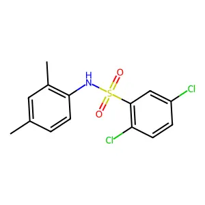 2,5-dichloro-N-(2,4-dimethylphenyl)benzenesulfonamide structure