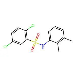 2,5-dichloro-N-(2,3-dimethylphenyl)benzenesulfonamide structure