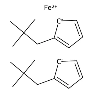 1,1'-Dineopentylferrocene structure