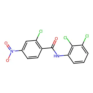 2-chloro-N-(2,3-dichlorophenyl)-4-nitrobenzamide structure