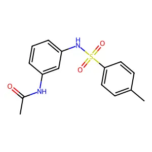 N-(3-{[(4-methylphenyl)sulfonyl]amino}phenyl)acetamide structure