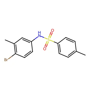 N-(4-bromo-3-methylphenyl)-4-methylbenzene-1-sulfonamide structure