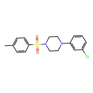 1-(3-Chlorophenyl)-4-[(4-methylphenyl)sulfonyl]piperazine structure