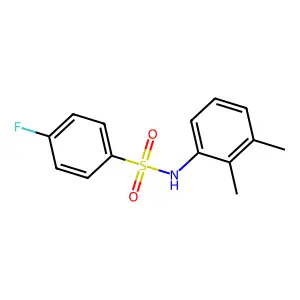 N-(2,3-Dimethylphenyl)-4-fluorobenzenesulfonamide structure