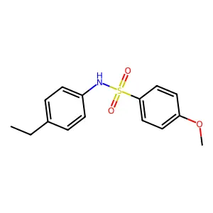 N-(4-ethylphenyl)-4-methoxybenzenesulfonamide structure