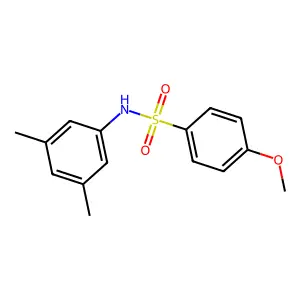 N-(3,5-dimethylphenyl)-4-methoxybenzenesulfonamide structure