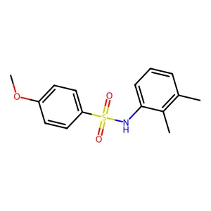 N-(2,3-dimethylphenyl)-4-methoxybenzenesulfonamide structure