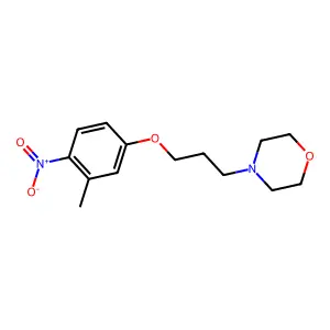 4-(3-(3-Methyl-4-nitrophenoxy)propyl)morpholine structure
