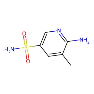 6-Amino-5-methylpyridine-3-sulfonamide structure