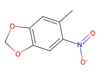 5-Methyl-6-nitro-1,3-benzodioxole structure