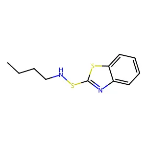 N-丁基苯并噻唑-2-亚磺酰胺 structure