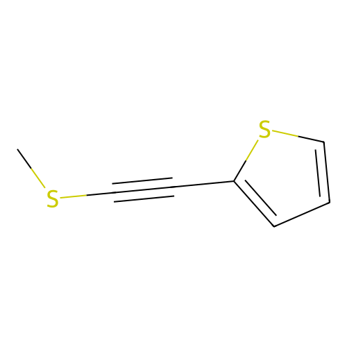 Thiophene, 2-[(methylthio)ethynyl]- structure