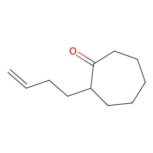 Cycloheptanone, 2-(3-buten-1-yl)- structure