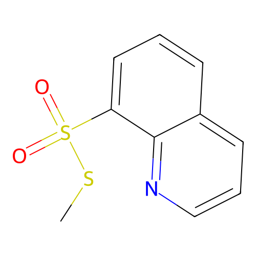 8-Methylsulfanylsulfonylquinoline structure