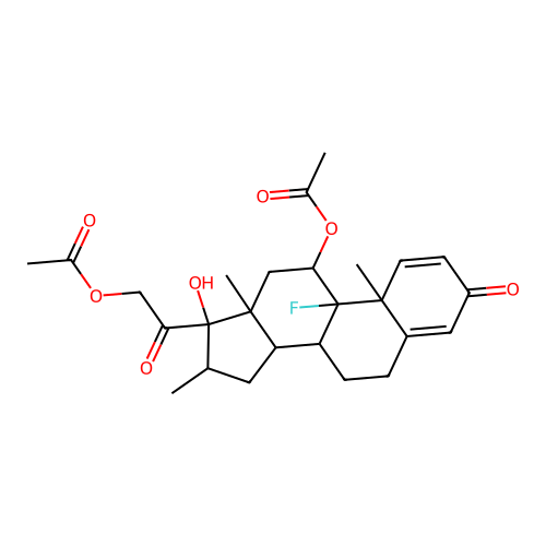 Betamethasone 11,21-diacetate structure