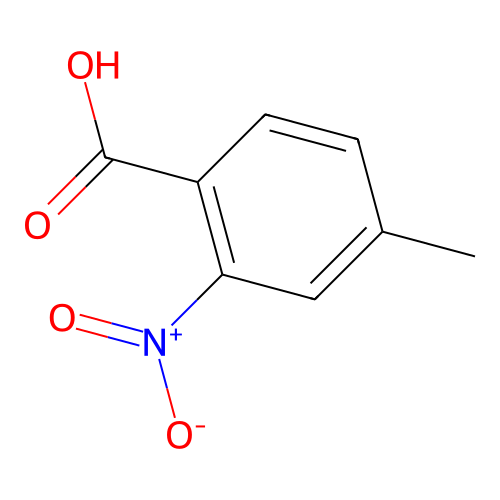 4-Methyl-2-nitrobenzoic acid structure