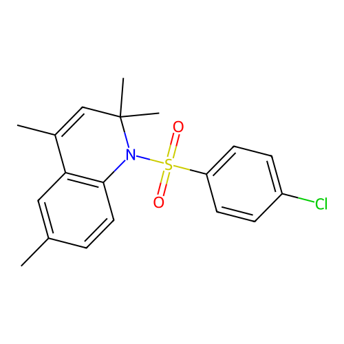 1-[(4-Chlorophenyl)sulfonyl]-2,2,4,6-tetramethyl-1,2-dihydroquinoline structure