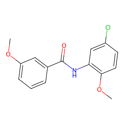 N-(5-chloro-2-methoxyphenyl)-3-methoxybenzamide structure