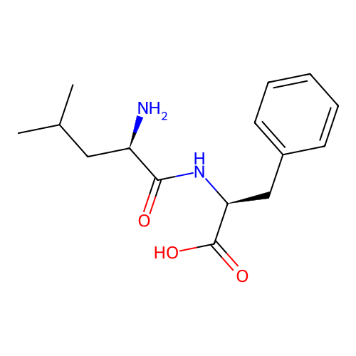 D-Leucyl-L-phenylalanine structure