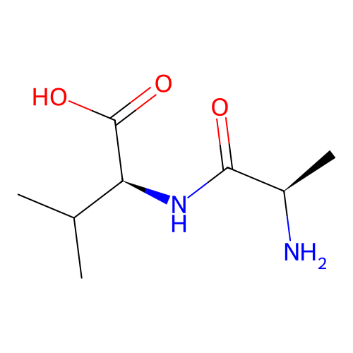 D-Alanyl-L-valine structure