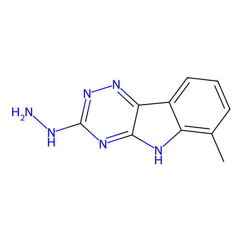 3-Hydrazino-6-methyl-5H-[1,2,4]triazino[5,6-b]indole structure