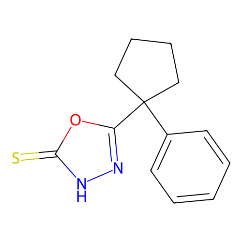 5-(1-Phenylcyclopentyl)-1,3,4-oxadiazole-2-thiol structure