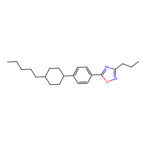 5-[4-(4-Pentylcyclohexyl)phenyl]-3-propyl-1,2,4-oxadiazole structure